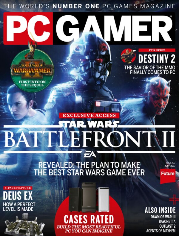 PC Gamer USA   Issue 293 July 2017 cover